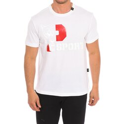 Philipp Plein Sport Majice s kratkimi rokavi TIPS410-01 Bela Cene