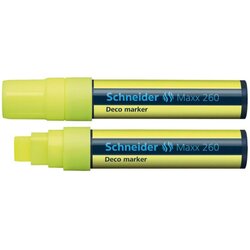 Schneider Flomaster , Deco Marker Maxx 260, tekuća kreda, 2-15 mm, žuti Cene