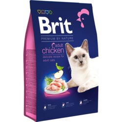 Brit Premium By Nature Cat Adult piletina, 8 kg Cene