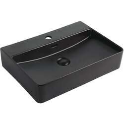Ceramica lux umivaonik lux art CL479 60x42x13 matt black 300310 Cene