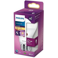 Philips LED sijalica E27 7.5W=60W 2700K SA SENZOROM NOC I DAN Cene