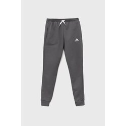 Adidas Dječji donji dio trenirke ENT22 SW PNTY boja: siva, glatki materijal Cijene