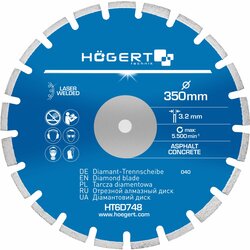 Hogert HT6D742 rezni segmentirani dijamntni disk, 125 mm, laserski varen Cene