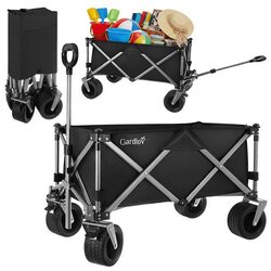 Gardlov sklopiva transportna kolica 150L – 200 kg, terenski kotači za pijesak i vrt Cene