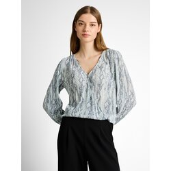Tom Tailor Ženska bluza 1050826, V-izrez, Svetlosiva Cene