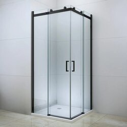 EXCEED Tuš kabina EX-803 Matt Black 90x90 Cene