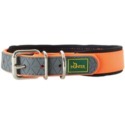 Hunter ogrlica za pse Convenience Comfort L 60 cm, neon narančasta Cene