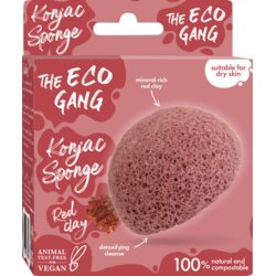 The Eco Gang Konjac Sponge - Red Clay Cene