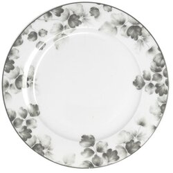 Villa Altachiara Bijeli/svijetlo sivi desertni porculanski tanjuri u setu 6 kom ø 19 cm Foliage gray – Cene
