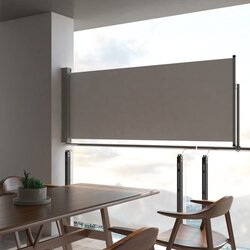 vidaXL uvlačiva bočna tenda za terasu 100 x 300 cm siva Cijene