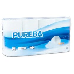 PUREBA Toaletni papir Soft 8/1, 3-slojni, 150 list. Cene
