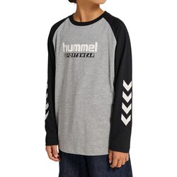 Hummel Majica dugih rukava za dečake HMLJR Logo, Crno-siva Cene
