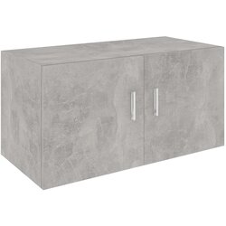 Maison Chic Stenska omarica - Zidna omarica betonsko siva 80x39x40 cm inženirski les iu355, (22063299) Cene