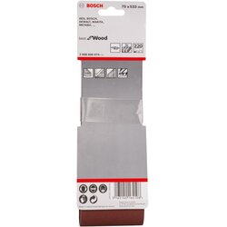 Bosch 3-delni set brusnih traka X440 75 x 533 mm, 220 pakovanje od 3 komada ( 2608606074 ) Cene