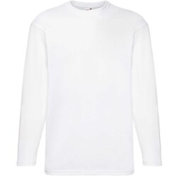 Fruit Of The Loom White Men's Valueweight Long Sleeve T-shirt Cene