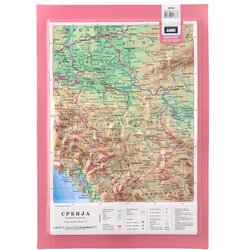 MOUNT Everest, reljefasta mapa, A4, Srbija Cene