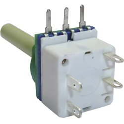 Potentiometer Service 7519 vrtljivi potenciometar s prekidačem mono 220 kΩ 1 St. Cene