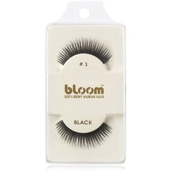 Bloom Natural lepilne trepalnice iz naravnih las No. 1 (Black) 1 cm Cene