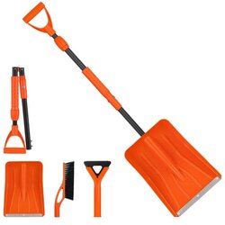 Razpakirano.si Zložljiva teleskopska lopata za sneg s krtačo - 127 cm Cene