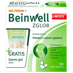 Dr. Theiss beinwell zglob, 90 tb + gavez gel 30ml Cene