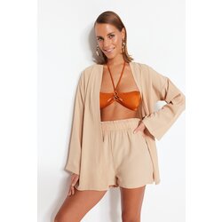 Trendyol Two-Piece Set - Beige - Regular Cene
