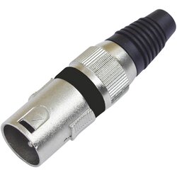 Omnitronic XLR vtič 3-polni črn 10x 30200089 XLR vtič, (20427858) Cene
