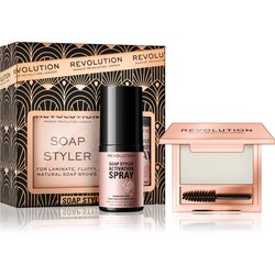 Revolution Soap Styler+ Duo darilni set milo za obrvi Soap Styler 5 g + sprej za obrvi Soap Styler Brow Activation Spray 50 ml za ženske Cene