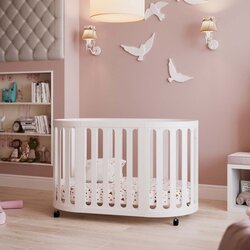Babyhood® otroška posteljica kaylula™ sova classic 5v1 z vzmetnico in rjuho white Cene