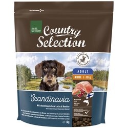 Real Nature Country Scandinavia Mini Adult losos, sob, brusnica, kim 1 kg Cene