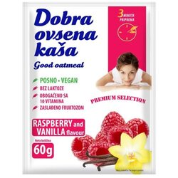 Dobra Ovsena Kaša malina i vanila 60G Cene