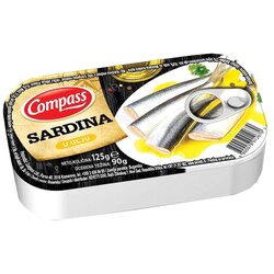 Compass sardina u ulju, 125g Cene
