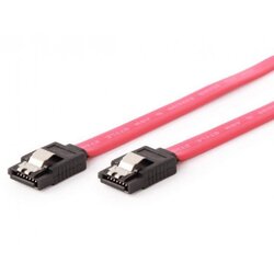 Bus Computers CC-SATAM-DATA-03m Gembird Metal clips, Serial ATA data kabl flat 0.3m Cene