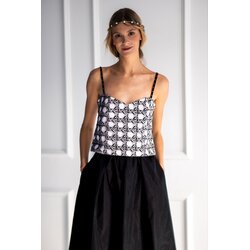 LAPPA woman LAPPA women JENNIFER Ženski korset, Crno-beli Cene
