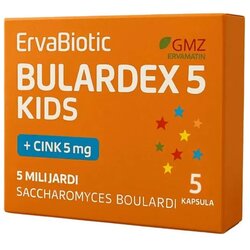 ErvaBiotic Bulardex 5 Kids, 5 kapsula Cene