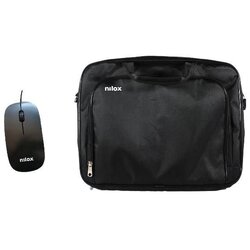 Nilox Maletin Essential 2 + Raton 15,6 ''Negro, (21714437) Cene