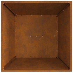 vidaXL Ognjišče Kvadrat 60x60x30 cm Iz vremensko odpornega jekla, (22009779) Cene