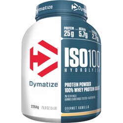 Dymatize ISO 100 Hydrolyzed Whey Protein Isolate, 2264 g - Gourmet Vanilla Cene