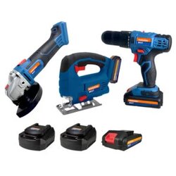 Workers Best aku set bušilica, brusilica i ubodna pila wb 18 v li – 3×2.0Ah kit Cijene