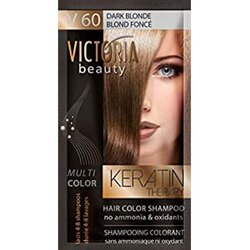 Victoria Beauty Keratin Therapy Color Shampoo dark blonde, 6 kom 40 ml Cene