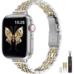 MIOHHR eleganten kovinski pašček za apple watch 38/40/41 mm odprta embalaža Cene