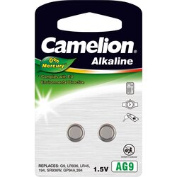 Camelion Gumbna baterija LR 45 alkalij-mangan AG9 60 mAh 1.5 V 2 kosa, (20430357) Cene