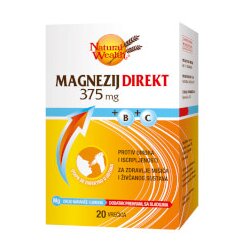 Natural Wealth Magnezij Direkt 375mg + B + C Cene