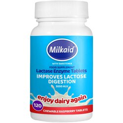 Milkaid enzim laktaza tablete za žvakanje 120/1 Cene