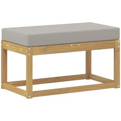 vidaXL Zunanji stolček klop Bela 80 x 43 x 45 cm Masiven les akacije, (5000270149) Cene