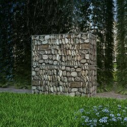  Gabionska košara od pocinčanog čelika 100 x 50 x 100 cm Cijene