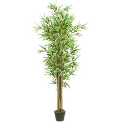 vidaXL Umjetno stablo bambusa 1288 listova 180 cm zeleno Cijene