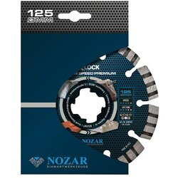 Nozar Diamantna rezalna plošča X-Lock Beton Speed Premium (Premer: 125 mm, 1 kos) Cene