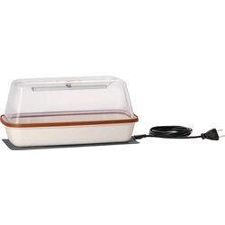 Romberg Rastlinjak in pladenj za rastline BoQube M PLUS LED in grelna preproga - krem / bakreno rjava Cene