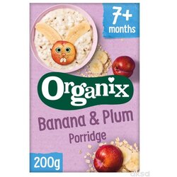 Organix kaša - integralne žitarice sa šljivom i bananom, 7m+, (bezmlečna), Cene