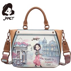 Janet damska tašna flowery city J-082A Cene
